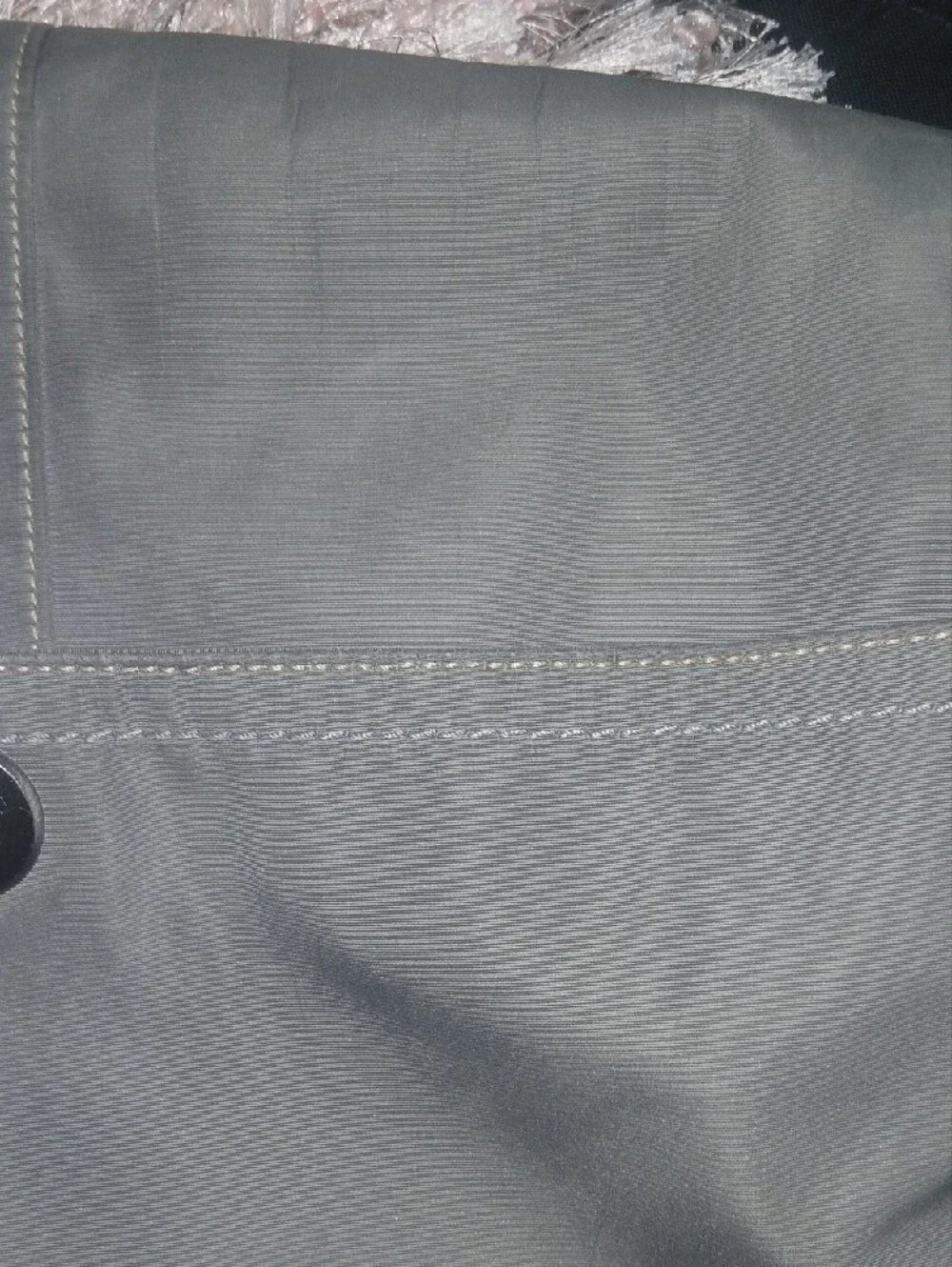 Y2K Coach Men’s Messenger Bag in Gray with Black Strap